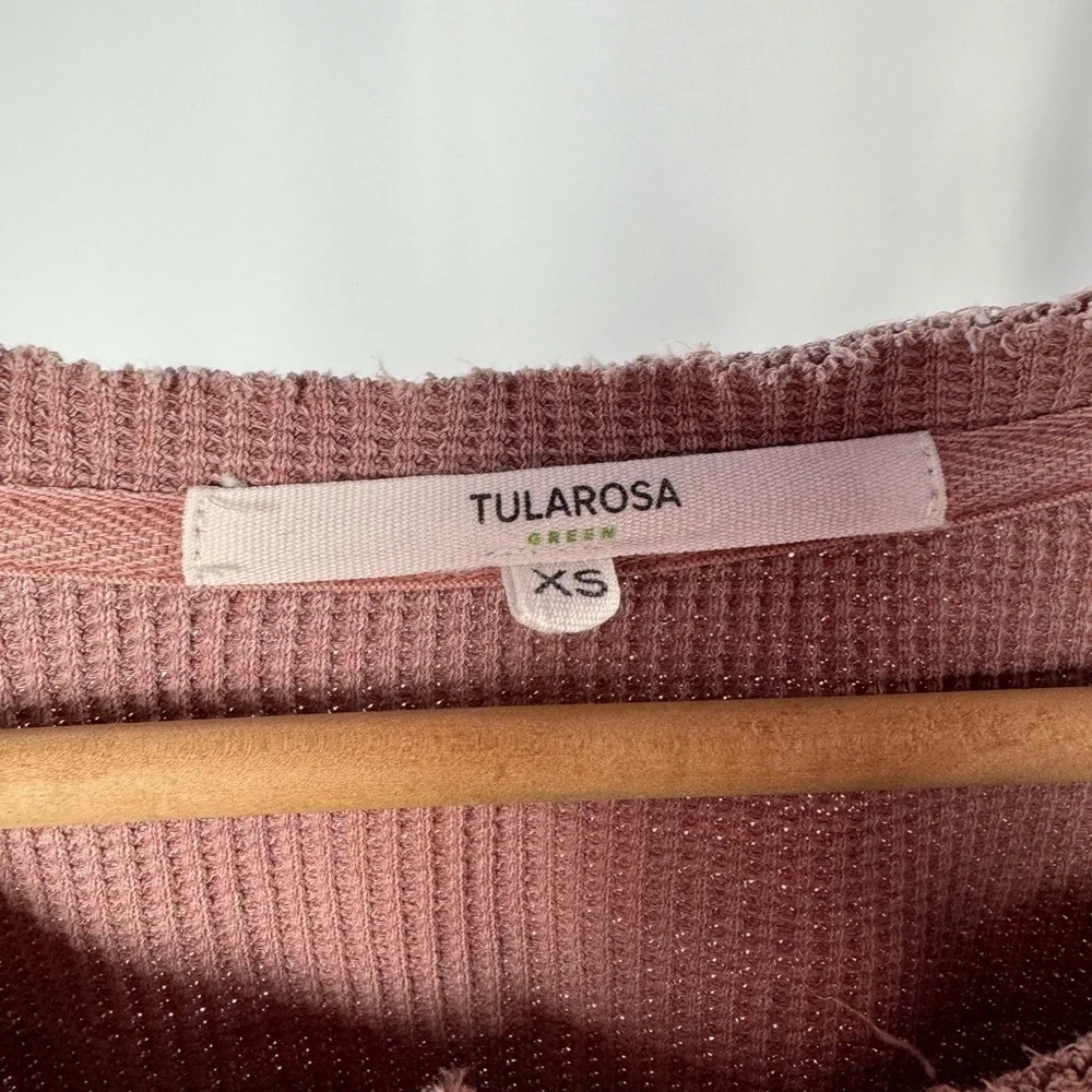 Tularosa Green The Vista Henley‎ Top & Legging in Rose Pink Size Extra Small